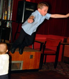 Trust Cousin Liam to Join In - Thinks He's Superman